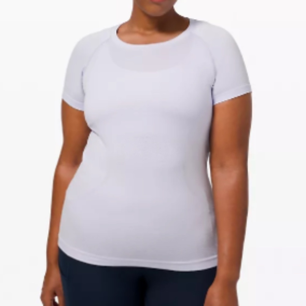 Lululemon Swiftly Tech Short Sleeve Shirt 2.0 Serene Blue Size 18